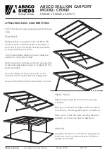 Preview for 12 page of Absco Industries SKILLION CPSN2 Assembly & Instruction Manual