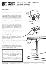 Preview for 15 page of Absco Industries SKILLION CPSN2 Assembly & Instruction Manual