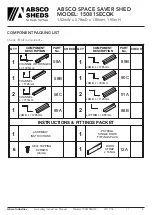 Preview for 4 page of ABSCO SHEDS 15081SECOK Manual