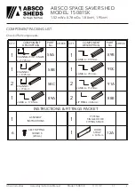 Предварительный просмотр 4 страницы ABSCO SHEDS 15081SK Manual