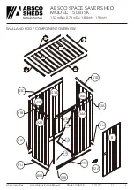 Preview for 6 page of ABSCO SHEDS 15081SK Manual