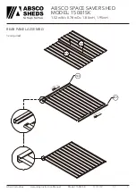 Preview for 7 page of ABSCO SHEDS 15081SK Manual