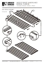 Preview for 8 page of ABSCO SHEDS 15081SK Manual