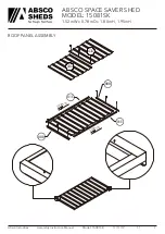 Preview for 9 page of ABSCO SHEDS 15081SK Manual