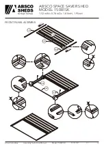 Preview for 10 page of ABSCO SHEDS 15081SK Manual