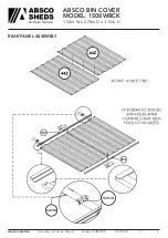 Preview for 9 page of ABSCO SHEDS 1508WBCK Manual