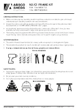 Preview for 2 page of ABSCO SHEDS 15141RK Assembly & Instruction Manual