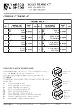 Preview for 3 page of ABSCO SHEDS 15141RK Assembly & Instruction Manual