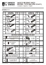 Preview for 4 page of ABSCO SHEDS 15141RK Manual