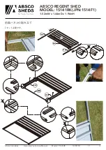 Preview for 12 page of ABSCO SHEDS 15141RK Manual