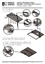 Preview for 14 page of ABSCO SHEDS 15141RK Manual