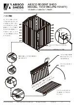 Preview for 15 page of ABSCO SHEDS 15141RK Manual