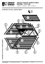 Preview for 7 page of ABSCO SHEDS 15151SK Assembly Manual