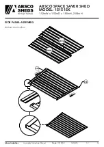 Preview for 10 page of ABSCO SHEDS 15151SK Assembly Manual