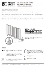 Preview for 5 page of ABSCO SHEDS 15231FK Assembly & Instruction Manual