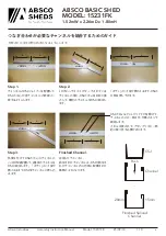 Preview for 6 page of ABSCO SHEDS 15231FK Assembly & Instruction Manual