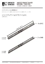 Preview for 7 page of ABSCO SHEDS 15231FK Assembly & Instruction Manual
