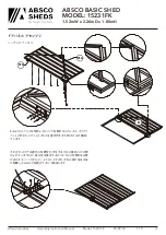 Preview for 16 page of ABSCO SHEDS 15231FK Assembly & Instruction Manual