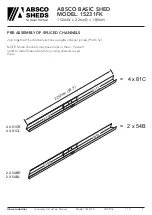 Preview for 7 page of ABSCO SHEDS 15231FK Assembly Manual