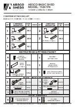 Предварительный просмотр 4 страницы ABSCO SHEDS 15301FK Manual