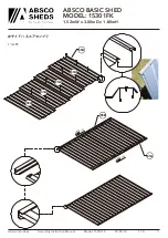 Preview for 11 page of ABSCO SHEDS 15301FK Manual