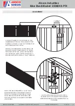 Preview for 13 page of ABSCO SHEDS 23083XK-PTX Assembly & Instruction Manual