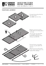 Preview for 8 page of ABSCO SHEDS 2308WBCK Manual