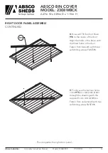 Предварительный просмотр 19 страницы ABSCO SHEDS 2308WBCK Manual