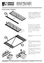 Предварительный просмотр 20 страницы ABSCO SHEDS 2308WBCK Manual