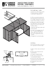 Предварительный просмотр 28 страницы ABSCO SHEDS 2308WBCK Manual