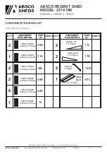 Preview for 3 page of ABSCO SHEDS 23141RK Manual