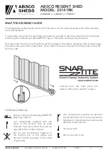 Preview for 6 page of ABSCO SHEDS 23141RK Manual