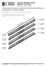 Preview for 8 page of ABSCO SHEDS 23141RK Manual