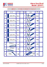 Preview for 3 page of ABSCO SHEDS 2314F1 Assembly Instruction Manual