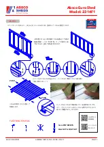 Preview for 10 page of ABSCO SHEDS 2314F1 Assembly Instruction Manual