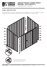 Preview for 17 page of ABSCO SHEDS 23151SK-PTX Manual