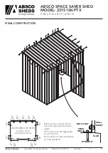 Preview for 18 page of ABSCO SHEDS 23151SK-PTX Manual