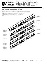 Preview for 8 page of ABSCO SHEDS 23151SK Manual