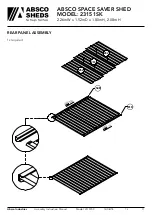 Preview for 11 page of ABSCO SHEDS 23151SK Manual