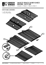 Preview for 12 page of ABSCO SHEDS 23151SK Manual