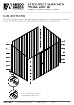 Preview for 17 page of ABSCO SHEDS 23151SK Manual