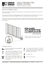 Preview for 7 page of ABSCO SHEDS 23232GK Manual