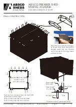 Preview for 22 page of ABSCO SHEDS 23232GK Manual