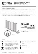 Preview for 6 page of ABSCO SHEDS 23301GK Assembly & Instruction Manual