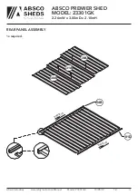 Предварительный просмотр 13 страницы ABSCO SHEDS 23301GK Assembly & Instruction Manual