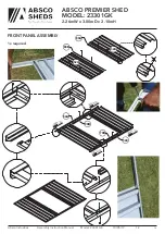 Preview for 16 page of ABSCO SHEDS 23301GK Assembly & Instruction Manual