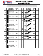 Preview for 3 page of ABSCO SHEDS 23301GK Assembly Instructions Manual