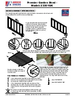 Предварительный просмотр 12 страницы ABSCO SHEDS 23301GK Assembly Instructions Manual