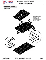 Предварительный просмотр 15 страницы ABSCO SHEDS 23301GK Assembly Instructions Manual