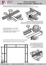 Preview for 8 page of ABSCO SHEDS 30081LK-PTX Instruction Manual